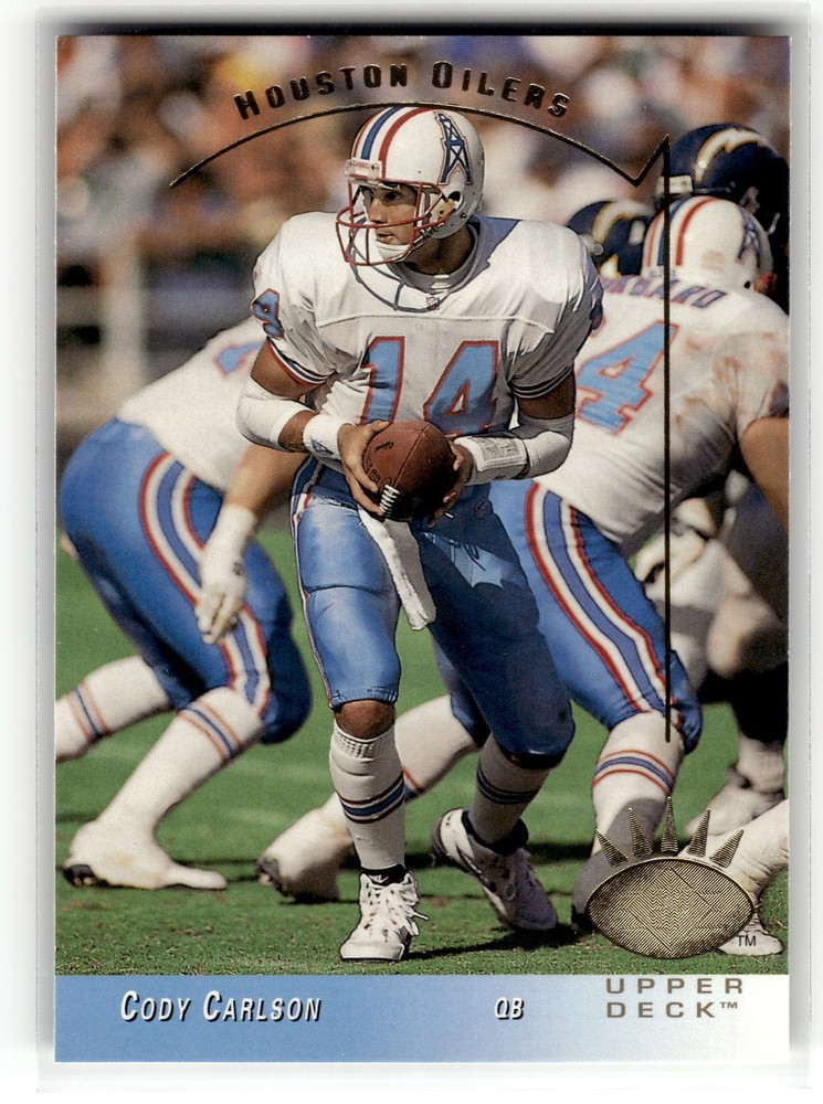 Cody Carlson 1993 SP #101 Houston Oilers