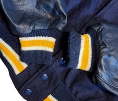 Vintage Notre Dame Fighting Irish Varsity Jacket Men’s 46 DeLong Letterman 80s