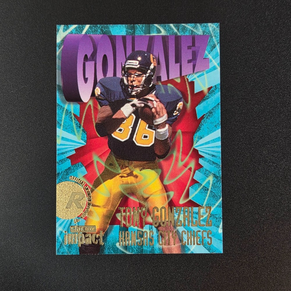 1997 Skybox Impact Rookie Tony Gonzalez #223 (RC) Kansas City Chiefs