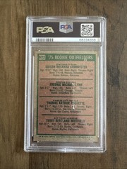 1975 Topps – 1975 Rookie Outfielders Fred Lynn (RC) PSA 6 ~ Centered