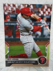 Rhys Hoskins – 2021 MLB TOPPS NOW Card 135 MLB LEAD WITH 6 HR in 6 GAMES