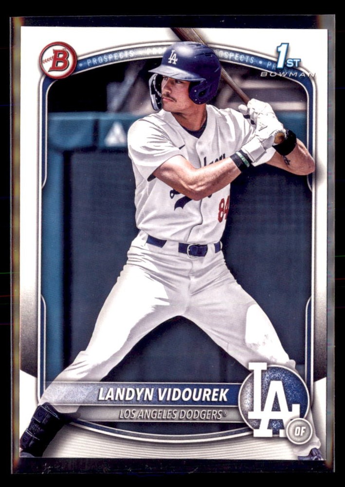 2025 Bowman Draft Paper 1st Landyn Vidourek Dodgers BD-158 5 card lot
