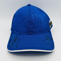 Hanshin Tigers Hat Cap Mens One Size Blue Baseball 2009 Spring Training Signed