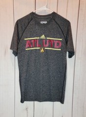 Adidas &lsquo;Atlanta United&rsquo; Climalite Short Slv Adult Ultimate Tee Charcoal Size S