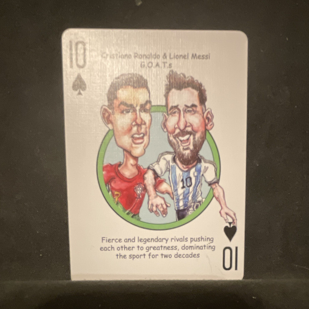 🔥Hero Decks 2026 Previews 10 of Spades Ronaldo & Messi GOATs