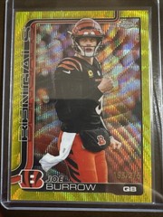 2025 Topps Chrome Joe Burrow Refractor /275 #61 Cincinnati Bengals