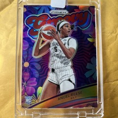 2024 Prizm WNBA Angel Reese Groovy Red /99 #12 MINT ROOKIE Chicago Sky SP