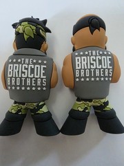 The Briscoes Jay(Rip) & Mark Micro Brawlers Pro Wrestling Crate ROH AEW *RARE*