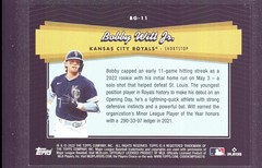 2022 Topps Update #BG-11 Bobby Witt Jr. Topps Black Gold