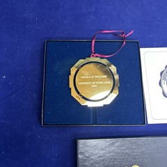 Notre Dame 2000 Annual Christmas Ornament, Angels of The Dome Box and Paper VTG