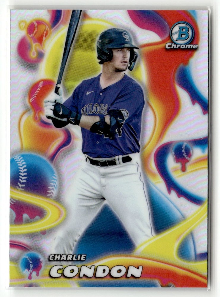 2025 Bowman Chrome #MM-11 Charlie Condon Melt Mashers RC
