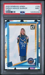 Sarah Ashlee Barker PSA 9 Pop 1 Highest 2025 Donruss WNBA Cubic Rookie RC #100
