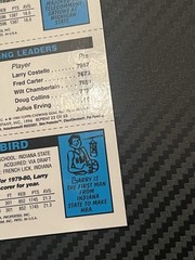 1996-97 Topps Finest Reprint #22 Larry Bird Julius Erving Magic Johnson Coating
