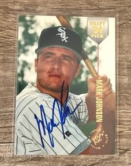 Mark Johnson Auto 1994 Stadium Club **Chicago White Sox** Retrograph Certified