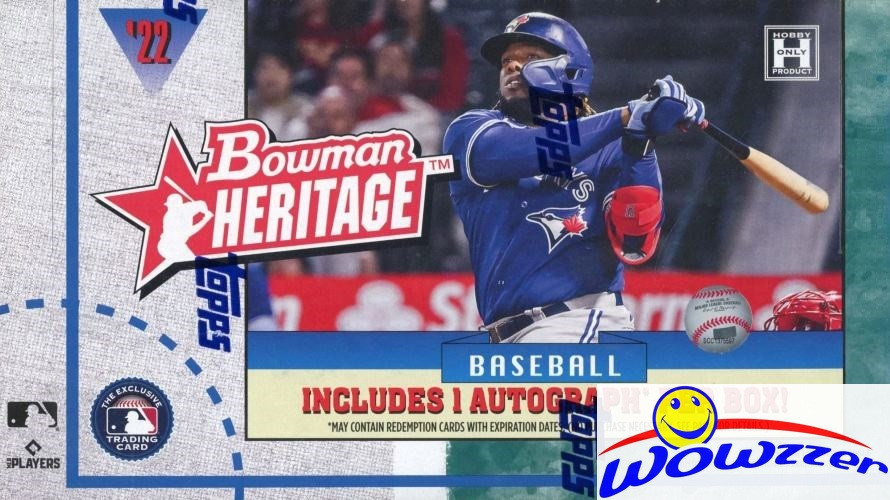 2022 Bowman Heritage Baseball MASSIVE Factory Sealed HOBBY Box-AUTOGRAPH