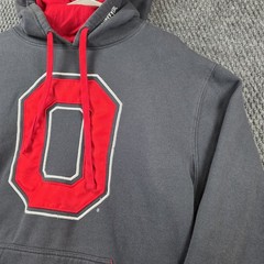 Varsity Apparel Ohio State Buckeyes Hoodie Men&rsquo;s XXL Red Gray Sweatshirt NCAA