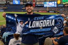 Evan Longoria Tampa Bay Rays Banner 20×50 Baseball Wall Decor Rays Flag Man Cave