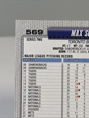 2026 Topps Series 2 – Max Scherzer – Team Logo Border – Blue Jays