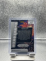 2025-26 Panini Prizm Fireworks Jeremiah Fears #3 Purple Ice /199 RC