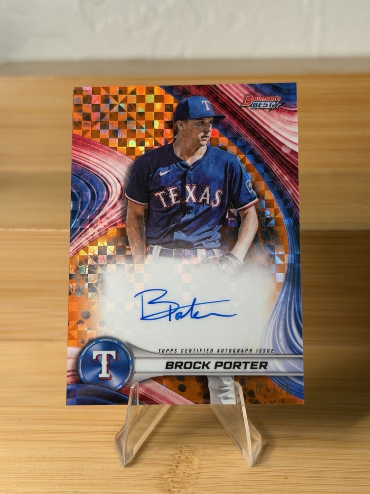 Brock Porter Bowman’s Best Auto Orange Xfractor /25