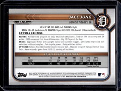Jace Jung 2022 Bowman Draft #BD-15 Paper Blue /150