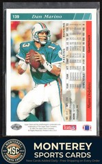 Dan Marino 1993 Upper Deck #139 Miami Dolphins