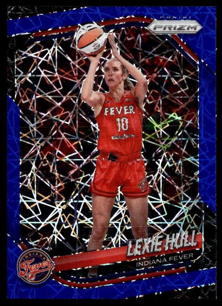 2025 Panini Prizm WNBA #51 Lexie Hull Blue Velocity Prizms