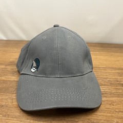 Vintage San Jose Sharks Hat Compaq Center Logo One Size Gray Grey Hockey NHL