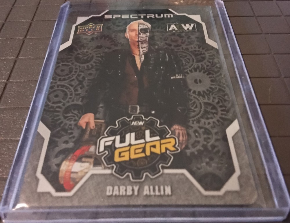2021 Upper Deck AEW Spectrum Full Gear Darby Allin #FG-4 Rookie RC