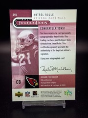 2005 Upper Deck Foundations #240 Antrel Rolle #/575