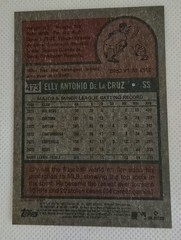 2024 Topps Heritage Elly De La Cruz Chrome – Refractor #473 /575