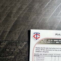 Randy Dobnak Signed IP Autograph 2022 Topps Card #451 Auto Minnesota Twins AU