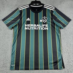 LA Galaxy Jersey Men’s Away 2021-2022 Authentic Logo Pin Herbalife Stripe MLS