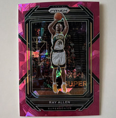 Panini 2022-23 Prizm Ray Allen Seattle SuperSonics #278 Pink Prizm Parallel