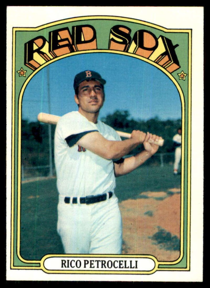1972 TOPPS RICO PETROCELLI BOSTON RED SOX #30 EX X5067