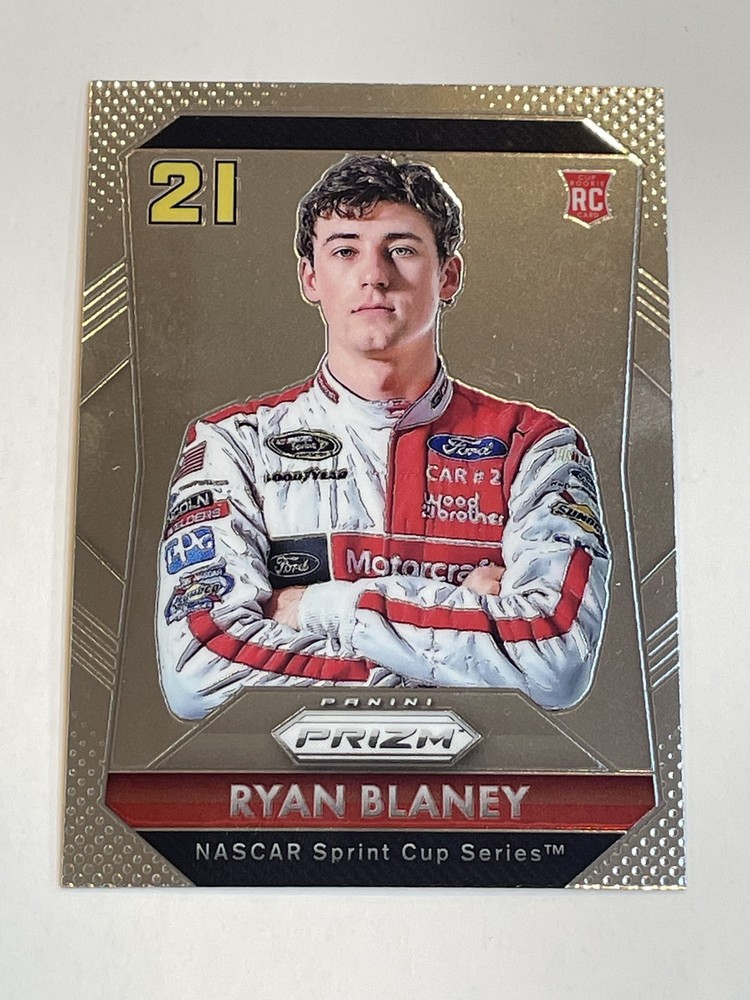 2016 Panini Prizm Racing #26 – Ryan Blaney RC – Wood Brothers Racing