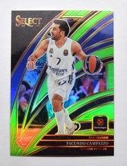 2025-26 Select EuroLeague Neon Green Prizms #279 Facundo Campazzo 60/75