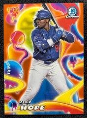 2025 Bowman Chrome – Zyhir Hope #MM-23 – Melt Mashers Orange Refractor 14/25
