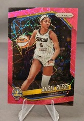 2025 Panini Prizm WNBA – Angel Reese #92 Pink Velocity Prizm /79