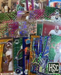 Football NFL – 300 Card Lot – Rookies, Parallels, Memorabilia, Autos, Numbered