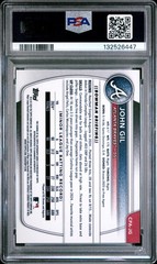 John Gil 2025 Bowman Chrome #CPA-JG 1st Auto Green Refractor /99 PSA 10 – Braves