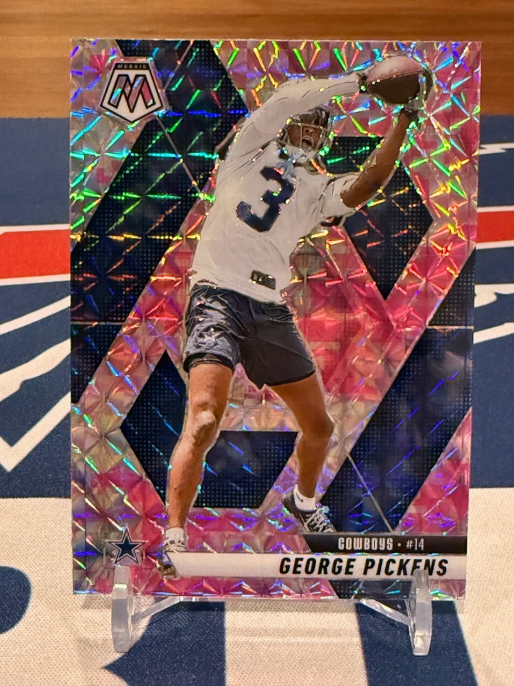 2025 Panini Mosaic GEORGE PICKENS #109 Pink Camo Fat Pack Exclusive