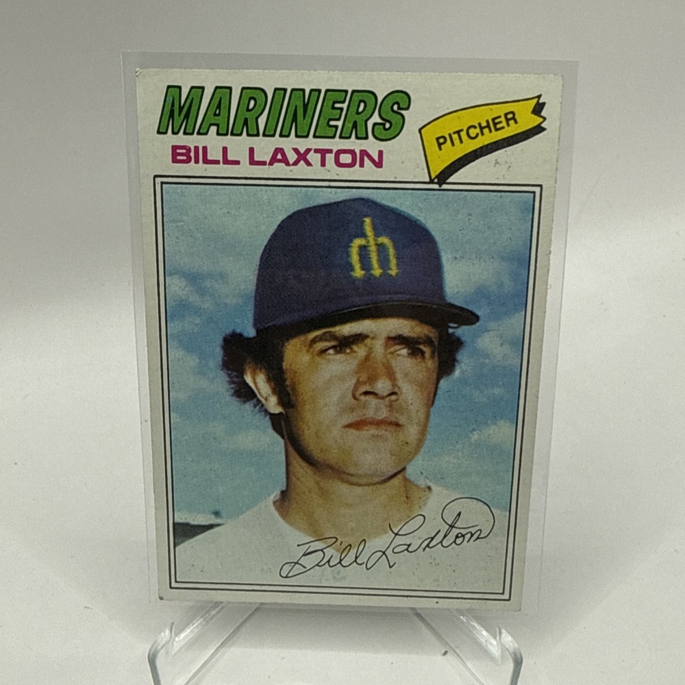 1977 Topps Baseball – Bill Laxton #394 Seattle Mariners