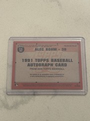 2026 Topps Series 2 1991 Alec Bohm Orange Border Auto 14/25