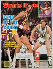 Lot of 20 Sports Illustrated NBA Magazines 1979-96 Magic Bird Kareem Dr. J