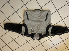 Youth Medium Gray And Black White Sox Windbreaker