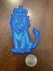 Columbia University Lions Vintage Embroidered Iron On Patch 4” X 2”