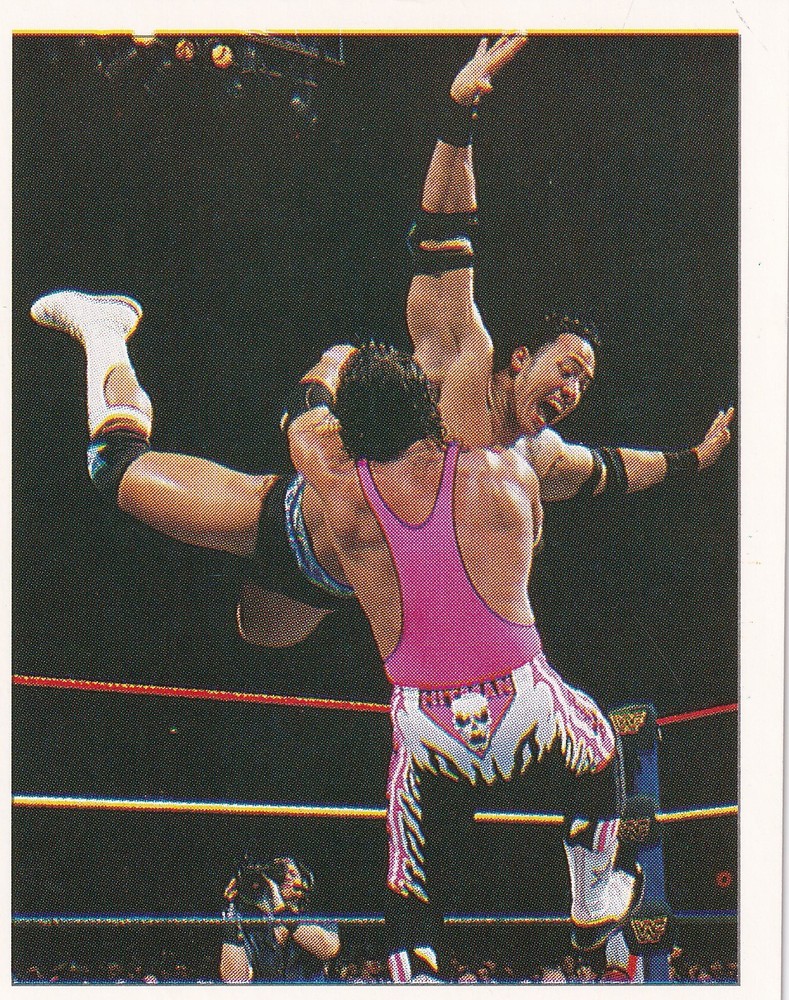 The Rock Rocky Maivia 1997 Panini WWF Rookie Card #122 WWE Legend Superstar RC