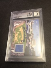 Beckett Gem Mint Auto Ron Guidry Custom Card W/Yankee Stadium Wall Padding 723