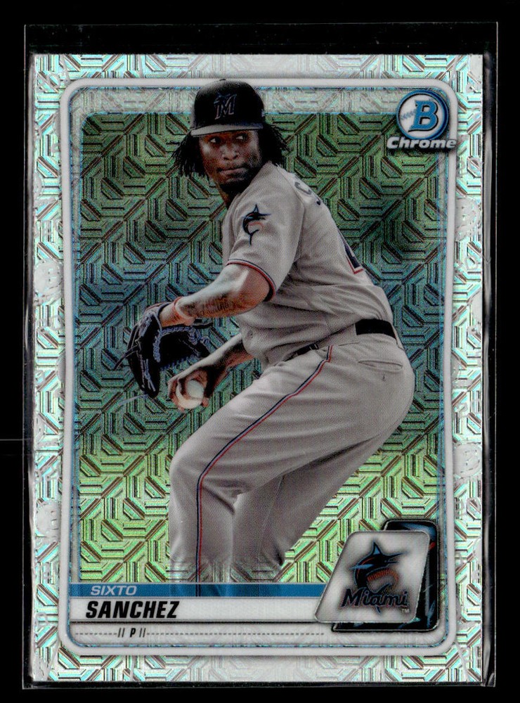2020 Bowman Chrome #BCP-172 Sixto Sanchez Prospects Mojo Refractor card